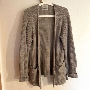 Urban Outfitters Oatmeal Long Cardigan- Size Medium